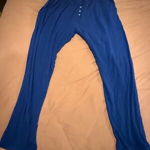 Blue and Light Heather Grey Lounge Pants